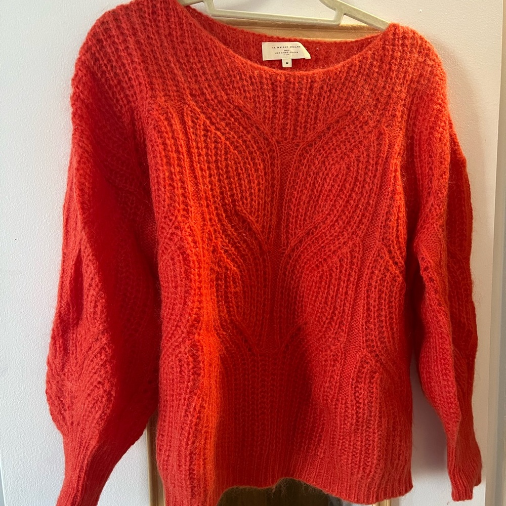 Sezane Gisele Jumper Knitwear - Red Chalk